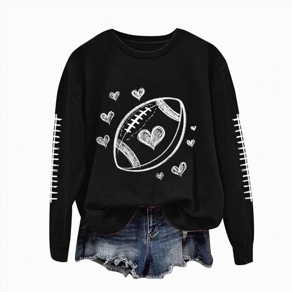 Godom Sweatshirts for Women Crewneck Casual Graphic Long Sleeve Shirts Tunic Tops oversized sweatshirt for womens