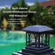 thumbnail image 4 of Luzes Solares Al Aire Libre Al Aire Libre Faro de la Columna Solar Llevó la Luz de la Valla Del Jardín la Luz de la Valla Del Patio la Tapa de la Columna Al Aire Libre Ip65 la Cabeza de la Columna Agr, 4 of 9