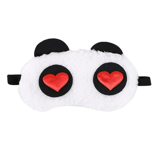 Cartoon Eyeshade Style d'Expression Adorable Voyage pour les Yeux Usage à la Maison Doux Confortable Sommeil Bandeau pour les Yeux