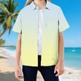 thumbnail image 2 of Boys Button Down Shirts Short Sleeve Boys Linen Button Down Shirts Kids Long Sleeve Dress Shirts School Uniform Shirt 5-14 Years Boys Dress Shirts 8-10, 2 of 4