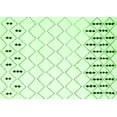 thumbnail image 1 of Ahgly Company Indoor Rectangle Trellis Green Contemporary Area Rugs, 2' x 4', 1 of 1