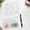 Square White, variant on Round Morandi 800 Count Transparent Round Sticky Notes with Marker Pen