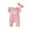Pink, variant on CAICJ98 Newborn Baby Girls Summer Clothes Daddy's Girl Embroidery Ruffle Short Sleeve Jumpsuit Bubble Romper Bodysuit Outfits with Headband (Beige,3-6 Months)