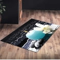 thumbnail image 3 of Massage Stones and Candle Rug, Cute Rug, Cool Rug, Modern Rugs Personalized Rug, Colorful Rugs, Spa Rugs, Modern Rugs, Decorative Rug, 2.6'x4' - 80x120 cm, 3 of 5