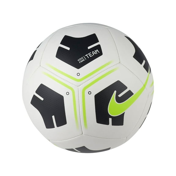Nike Park Soccer Ball-White/Black/Volt-Size 5