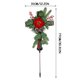 thumbnail image 5 of Adornos de inserción de suelo de patio de pila de cruz de Navidad de flores rojas iluminadas con energía solar Meser JFHKJSHJK1490, 5 of 5
