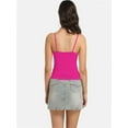 thumbnail image 2 of Women's Scoop Neck Cami Crop Tops Strap Camisole Tank Shirt Cami Cropped Tops, 2 of 4