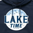 thumbnail image 2 of Instant Message - Lake Time - Men's Pullover Hooded Fleece Sweatshirt, 2 of 5