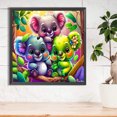 thumbnail image 3 of Pintura de diamante 5D DIY Taladro redondo completo Los tres pequeños koalas Decoración para el hogar JShteea El nuevo, 3 of 9