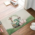 thumbnail image 2 of Easter Egg Jack Russell Terrier Bunny Ear Welcome Spring Truck Doormat Parson Jack Dog Lover Indoor Outdoor Welcome Mat - 12002, 2 of 5