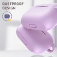 thumbnail image 2 of Coque de Protection pour Airpods Pro, Étui en Silicone Ultra-Fin Compatible avec Airpods Pro, Supporte la Charge Sans Fil-Violet Vif, 2 of 7