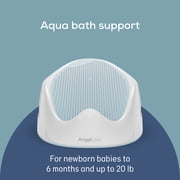Angelcare Baby Bathtub Support Seat (Aqua), Ideal for Babies Less than 6 Months Old, 23 in Length