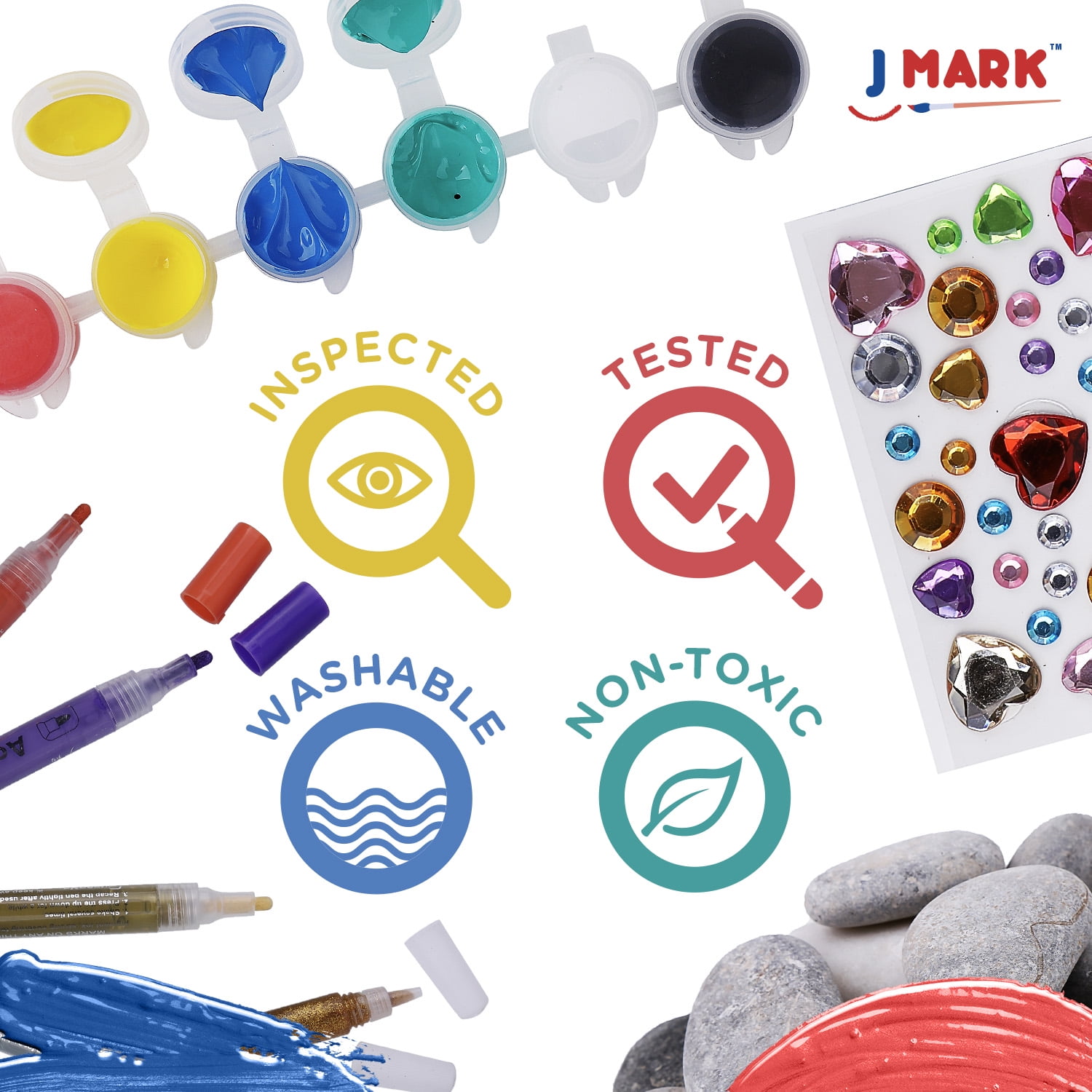 J Mark Premium Rock Painting Art Kit