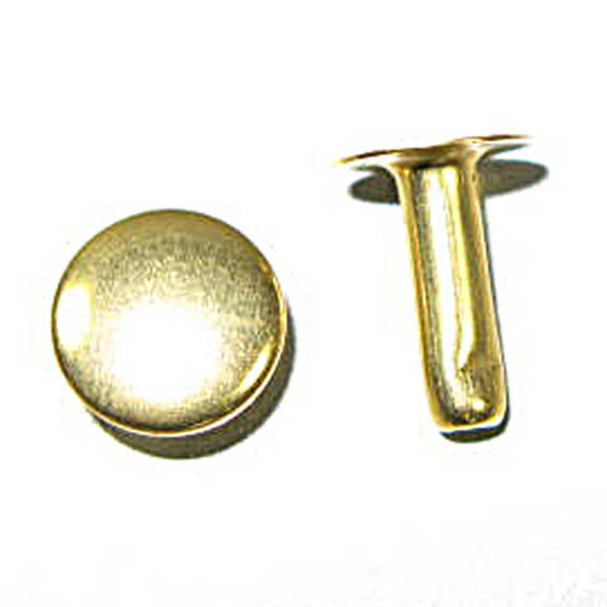 Rapid Rivets Large 9mm Cap 10mm Post Gilt - Walmart.com