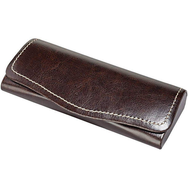 Glasses Case For Men & Women, Hard Eyeglass Case Closure In