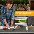 thumbnail image 6 of ARC USA Gas OutDoor Rotating Pizza Oven, Stainless Steel, Foldable Legs, 6 of 10