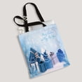 thumbnail image 2 of Cajas de regalo ABPHQTO azul de Navidad y copos de nieve Bolsa de lona 36x41 cm, 2 of 2