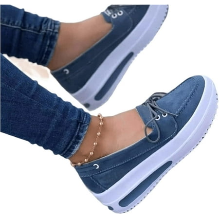 Shoes for Women Sneakers Trendy Slip on Canvas Walking Shoes Fashion Casual Summer Comfortable Flats Loafers