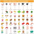 thumbnail image 2 of Kitchen Playset Funpynani, 130 unidades, con ollas, sartenes y utensilios, color rosa, 2 of 6