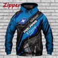 thumbnail image 2 of Nueva sudadera con cremallera para hombre de la marca Polaris Racing RZR Neutral Dirt Bike Snowmobile Jersey para exteriores Chaqueta informal para hombre Envío gratis, 2 of 4