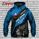 thumbnail image 2 of Nueva sudadera con cremallera para hombre de la marca Polaris Racing RZR Neutral Dirt Bike Snowmobile Jersey para exteriores Chaqueta informal para hombre Envío gratis, 2 of 5