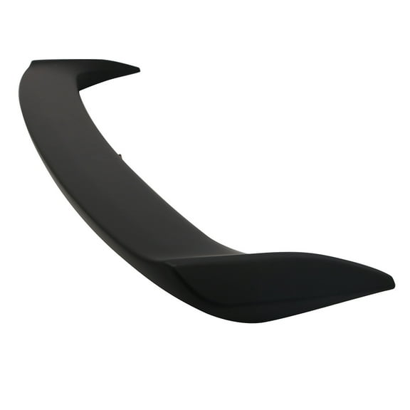 Ikon Motorsports Matte Black Compatible with 13-19 Nissan Sentra 4Dr Trunk Spoiler & LED Light