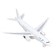 thumbnail image 3 of Airplane Toy, Pull Back Sturdy Durable Premium Alloy High Simulation Music Light Toy Plane  For Office For Shelf For Desktop ANGGREK 777 Blanco, 3 of 8