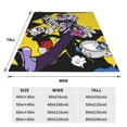 thumbnail image 4 of Devil Cuphead Mugman Flannel Blanket Ultra-Soft Micro Fleece Throw Blanket For Bed Sofa Couch Car Office Unisex Adult Fuzzy Bed Blanket Cozy Kids Throw Blanket 80"x60", 4 of 8