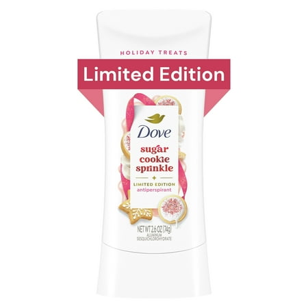 Dove Limited Edition Holiday Treats Antiperspirant Deodorant Sugar Cookie Sprinkle, 2.6 oz