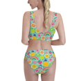 thumbnail image 5 of High Waisted Bikini Sets For Women, Colorful Fruit Rainbow Swimsuits Tummy Control, Two Pieces Bathing Suit, 5 of 8