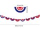 thumbnail image 3 of Banderines patriotas con estrellas rojas y azules preensamblados para el 4 de julio, decoraciones colgantes para el Día de la Independencia, Día de los Caídos, fiestas y decoración del hogar., 3 of 5