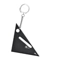 thumbnail image 2 of Escuadra de carpintero para carpintería, herramienta de medición de aleación de aluminio Negro, 2 of 9