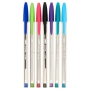 BIC Cristal Bold Ballpoint Pens, 1.6mm, Assorted Colors, 24 Count