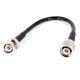 thumbnail image 1 of Adaptador de cable pigtail RG58 de baja pérdida de macho TNC a macho BNC de 22 cm, 1 of 1