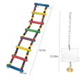 thumbnail image 3 of 10 Packs Bird Swing Chewing Toys Parrot Ock Toys Parrot Ca Toy Bird Perch With Beads Hanging For S Parakeets, 3 of 4