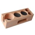 thumbnail image 3 of Base de soporte de madera para prensador de café, accesorio para prensar café espresso 58 mm 5 ranuras, 3 of 9