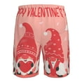 thumbnail image 6 of Wukai Gnomes Hold The Letters LOVE Print Beach Trunks with Compression Liner Swimsuit Quick Dry Beach Sports Shorts with Pocket-3X-Large, 6 of 8