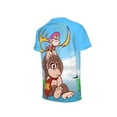 thumbnail image 6 of Donkey Kong Funny 3D Printed Graphic Tee, Lightweight T-Shirts for Boys Girls, Novelty Crew Neck Short Sleeve Tops for Kids, 6 of 8