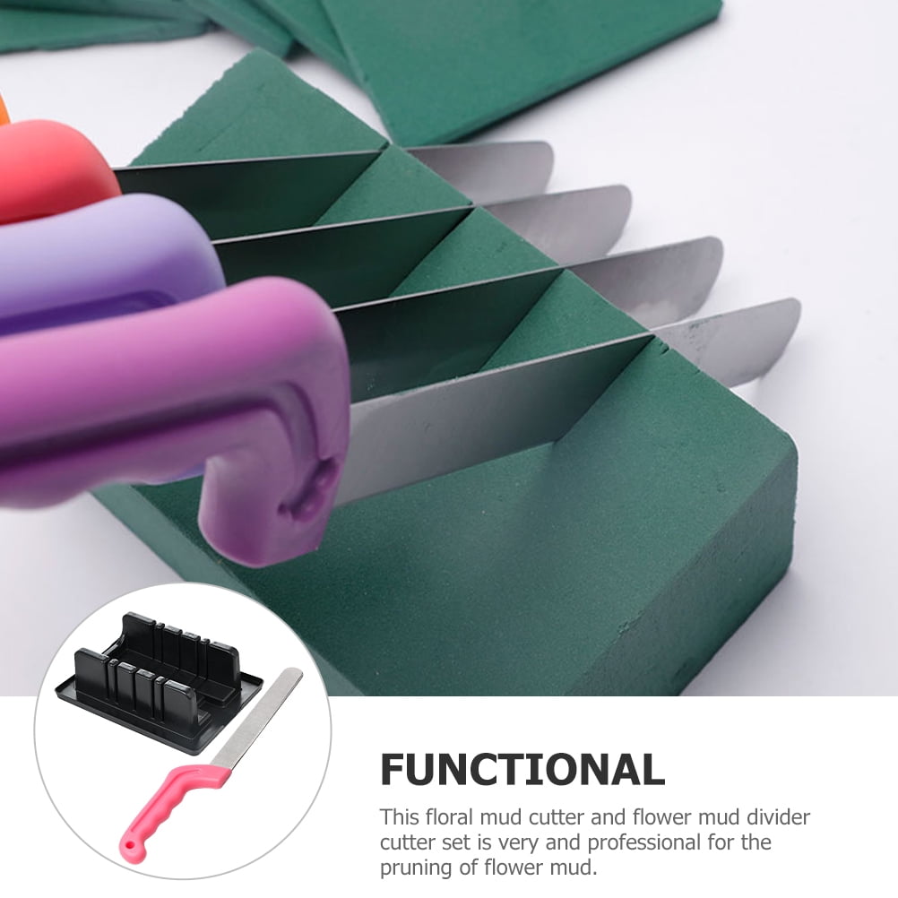 BEADCEST Flower Arranging Tools Floral Foam Cutter Assorted Color 1 Set