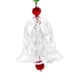 thumbnail image 5 of Campanas de viento colgantes para puertas de vidrio, campanas de viento, adorno de campana de vidrio, árbol de Navidad Blanco, 5 of 9