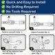 thumbnail image 5 of Strap Locks for Child Safety Cabinets, Multi-Purpose Latch, for Cabinets, Drawers, Oven, Toilet Seat, Refrigerator, Pack of 8, 5 of 5