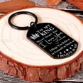 thumbnail image 3 of Anniversary for Him Her Valentine's Day Gifts for Boyfriend Husband To Be Key Chain Gifts for Him Men Hubby Birthday Fiance Groom Wedding Engagement Presents from Girlfriend Wife To My King Keychain, 3 of 7