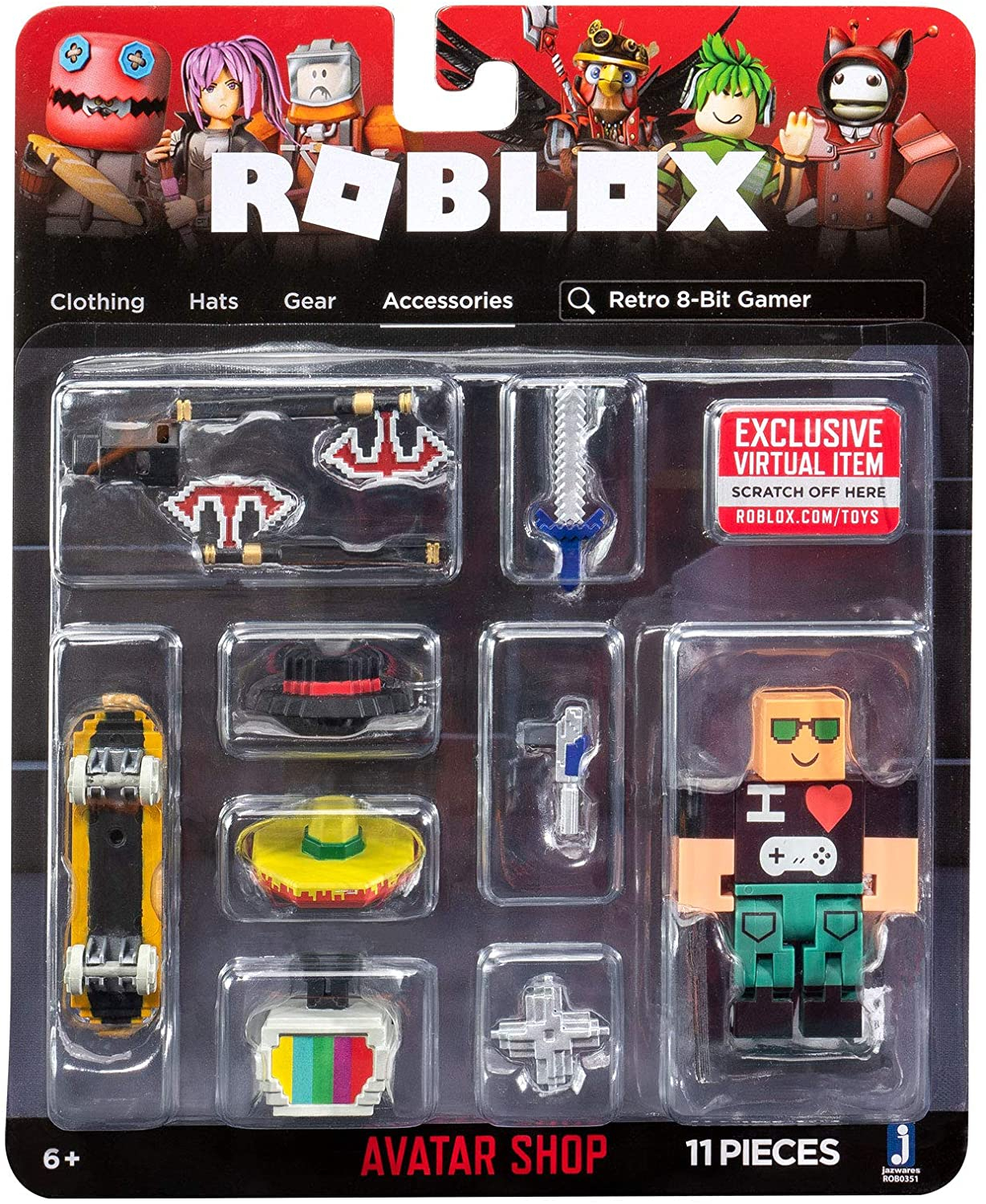 Roblox Avatar Shop Series Collection Paquete De Figuras De Jugador 