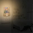 thumbnail image 2 of Yayeee 2-Pack Plug in LED Night Lights with Light Sensors Motion Detectors, Green Window, 2 of 7