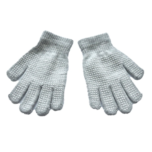 Qarigey 1 par de guantes para niños pequeños, accesorio de ropa de Color sólido para exteriores, cubierta de calentamiento de dedos deportivos para guantes y mitones Brezo claro Qarigey AP009863-06