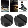 thumbnail image 4 of Car Rubber Disc Pad Car Vehicle Jacks Jack Pad Frame Protector Rail Floor Jack Guard Adapter Tool Jacking Lifting Disk,1 * Rubber Jacking Pad,Black, 4 of 5
