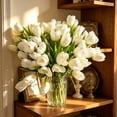 thumbnail image 6 of Ohmyroo Artificial Tulip Bouquet 2 Pack 13.7 Inch Multicolor Plastic Faux Floral Greenery Suiting Home Window Decor, 6 of 6