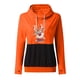 thumbnail image 5 of Pntutb, sudaderas con capucha con gráficos navideños para mujer, jersey con cuello de capucha, sudaderas con capucha de manga larga, jerséis casuales divertidos y bonitos de calabaza, tops Pntutb Pntutb-6923, 5 of 6
