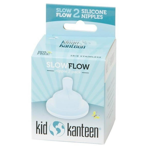 Klean Kanteen Slow Flow Baby Bottle Nipples (2 Pack) Clear Walmart