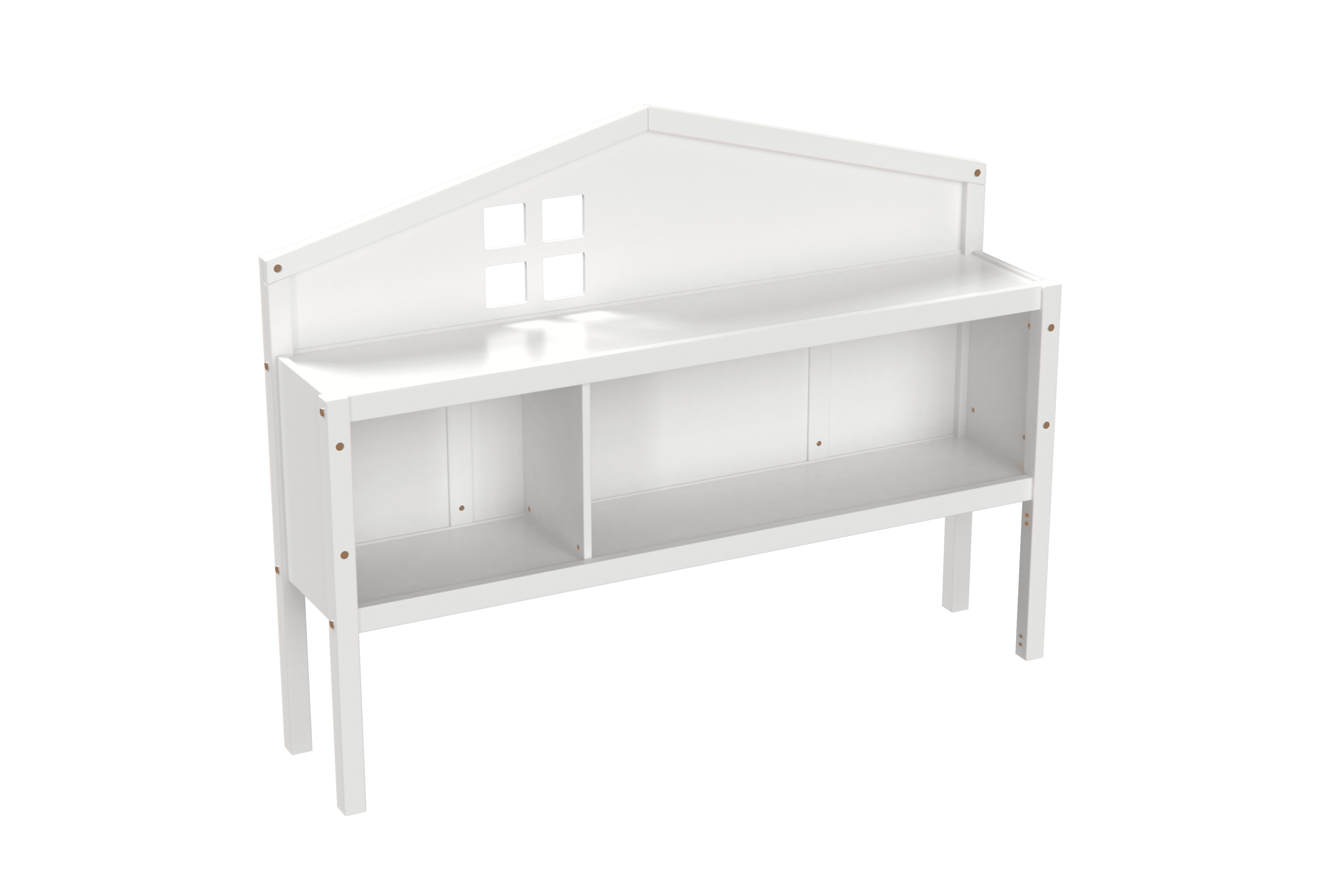 Bedroom Storage Furniture Headboards for Full-size Montessori Floor Bed White,Freely collocation,Storage Solutions for Bedroom